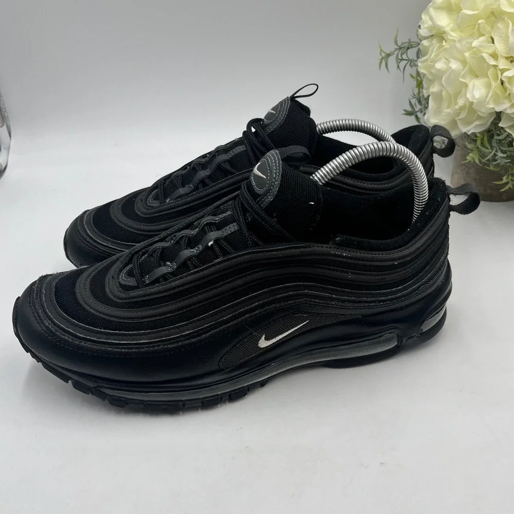 Nike Mens Air Max 97 SE Running Shoes Color Black‎ White Anthracite Sz 11